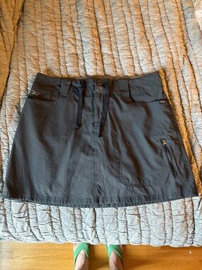 Outdoor Research Women’s Ferrosi Black Active Mini Skirt with built in shorts
